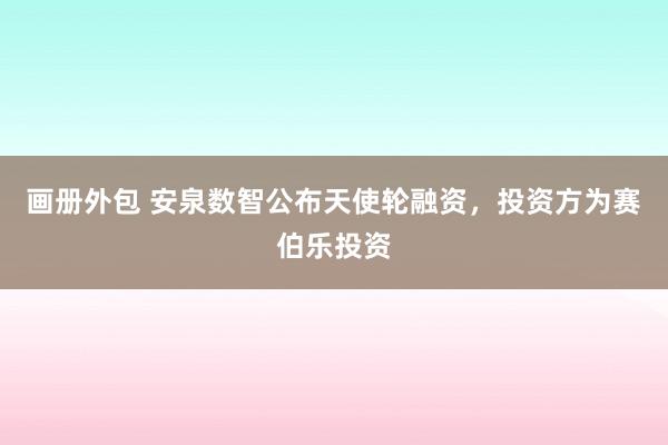 画册外包 安泉数智公布天使轮融资，投资方为赛伯乐投资